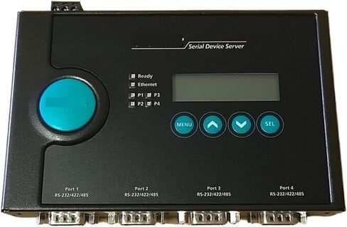 Arionyx NPort IA5450A-T 4-Port RS-232/422/485 Industrial Automation Device Server, 2 10/100BaseT(X) Ports with Single IP, -40 to 75°C Operating Temperature in Saudi Arabia