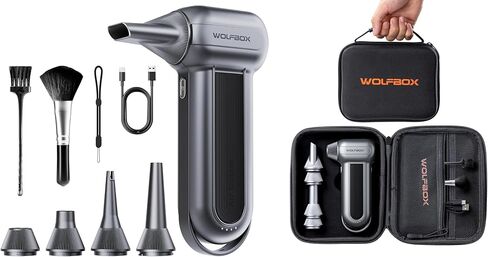 WOLFBOX MF100 Compressed Air Duster and Hard Carrying Case in Saudi Arabia