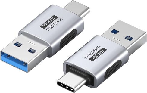 Hagibis USB-C to Lightning Adapter 2 Pack, 30W Fast Charging Type-C Female to Lightning Male Charging Converter, Date Transfer for iPhone 8/Xs/11/12/13/14 Pro Max AirPods iPad (ZJTN03) in Saudi Arabia