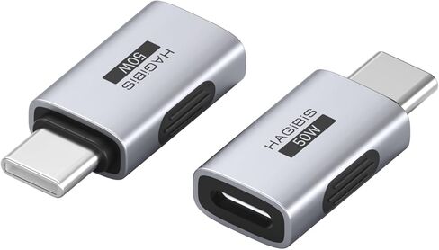 Hagibis USB-C to Lightning Adapter 2 Pack, 30W Fast Charging Type-C Female to Lightning Male Charging Converter, Date Transfer for iPhone 8/Xs/11/12/13/14 Pro Max AirPods iPad (ZJTN03) in Saudi Arabia