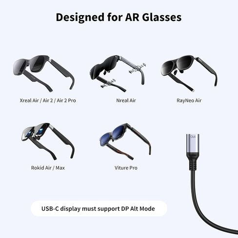fairikabe HDMI to USB C Female Adapter 4K@60Hz, HDMI Source to USB-C Monitor & AR Glasses Converter, Compatible with Viture, Xreal, RayNeo, Rokid, for PS5, Xbox, Switch, Steam Deck Dock in Saudi Arabia