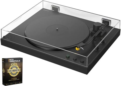 Sony PSLX5BT Full Auto Playback Premium Turntable with Bluetooth Connectivity Bundle with 2YR CPS Enhanced Protection Pack in Saudi Arabia