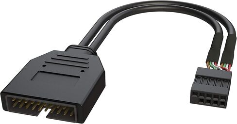 محول ترقية LINKUP USB 2.0 إلى USB 3.0/3.1، تقليل الضوضاء، محمي، 26 سم، مدعوم بضمان لمدة عام in Kuwait