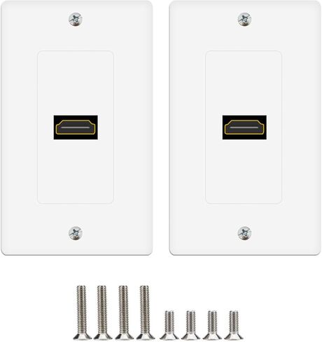 HDMI Wall Plates HDMI Face Plate(2 Pack, HDMI) (1 Port) in Saudi Arabia