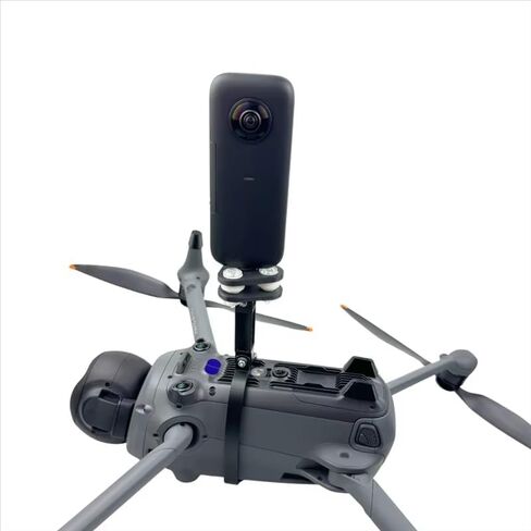 حامل كاميرا الحركة Mavic 4 Pro بدون طيار لـ DJI OSMO 360 Action 6 5 Pro 4 3/Pocket 3 2 /Insta360 X4 X3 Go Ultra Nano/Night Light Sport Camera Mount in Kuwait