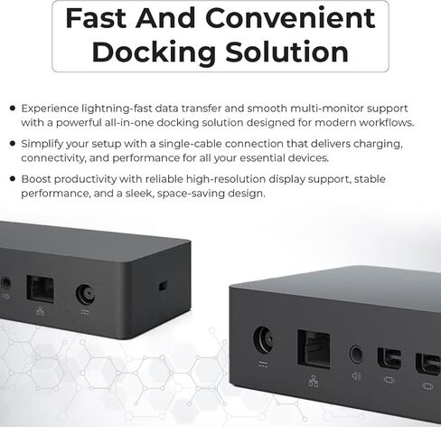 Microsoft Surface Dock PD9-00003 - Surface Pro Docking Station (Black) (Renewed) in Saudi Arabia