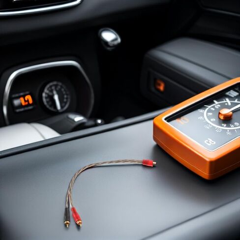 NUOBESTY 5pcs Car Audio RCA Splitter Cable Y Adapter Cord 1 Female to 2 Dual Male Connector for Car Speaker Stereo Amplifier Installation Vehicle Audio Extension in Saudi Arabia