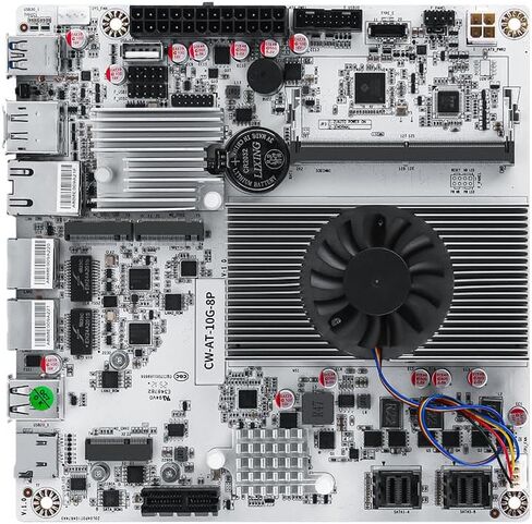 لوحة أم NAS Mini ITX 8-Bay N300 NAS بسرعة 10 جيجابت في الثانية قابلة للتكيف لدعم 8sata ومنفذ كهربائي واحد بسرعة 10 جيجابت في الثانية ومنفذان كهربائيان 2.5 جيجا بايت ومنفذان m.2 nvme ومنفذان pcie3.0 Type-c بسرعة 10 جيجابت في الثانية in Kuwait
