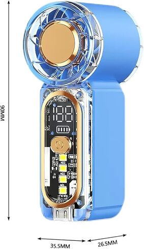 Handheld Mini Fan, Elegant & Compact Handheld, Quiet, Easy to Store, Suitable for in Saudi Arabia