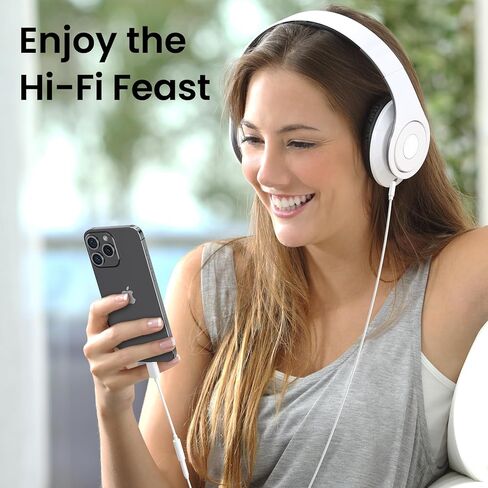 محول صوت لايتنينج إلى 3.5 ملم 2 حزمة وكابل Aux بطول 4 أقدام، محول Hi-Fi Lightning إلى مقبس سماعة الرأس وسلك Aux متوافق مع iPhone 14 13 12 11 XS XR X 8 7، ستيريو السيارة، سماعات الرأس، مكبر الصوت in Kuwait