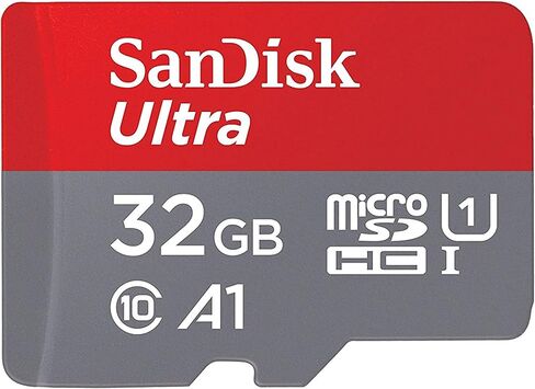 SanDisk 32GB Micro SDHC Ultra Memory Card Class 10 UHS-1 Works with Nintendo Switch Lite Gaming System (SDSQUAR-032G-GN6MN) Bundle with (1) Everything But Stromboli Micro SD Multi-Slot Card Reader in Saudi Arabia