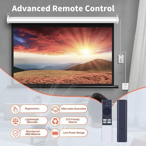New Projector Remote Control Replacement fit for Aurzen EAZZE D1 Pro, Alvar V800P F505, WEWATCH WP01, EXTRAVIS V3 Smart Projector, for Dangbei N2 mini Projectors in Saudi Arabia