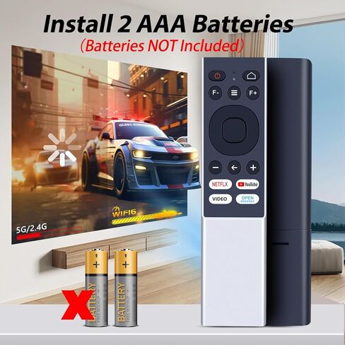 New Projector Remote Control Replacement fit for Aurzen EAZZE D1 Pro, Alvar V800P F505, WEWATCH WP01, EXTRAVIS V3 Smart Projector, for Dangbei N2 mini Projectors in Saudi Arabia