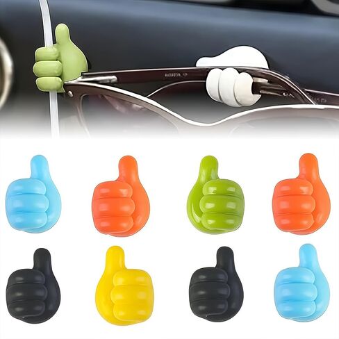 10 Pack Cord Organizer Holder, Strong Adhesive Desk Cable Management, Cute Organizer Neatly for Home,Office,Car,Desk,Nightstand in Saudi Arabia