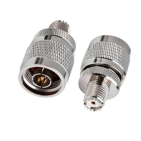 R*/F Connector 1PCS N Male Female to mi ni UHF Male Female Coaxial Adapter(N Male to mini F) in Saudi Arabia