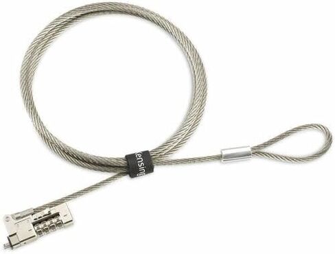 Kensington Slim NanoSaver 2.0 EQ Combination Laptop Lock - Serialized Single-Pack - 5.91 ft Cable - Serialized - 4-Digit - Combination Lock - Nylon, Stainless Steel - for Notebook in Saudi Arabia