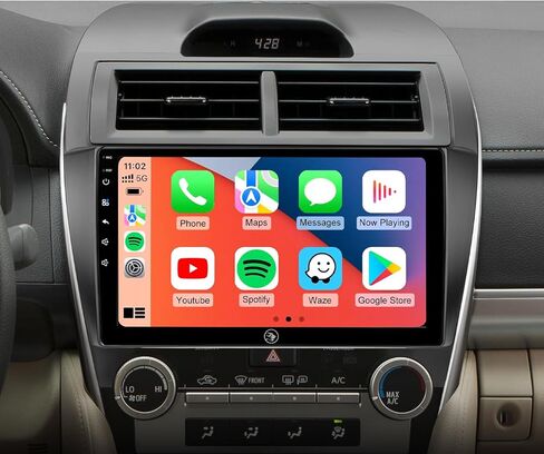 10.2" Car Stereo Radio for Toyota Camry 2012 2013 2014 - Wireless CarPlay Android Auto | 5G WiFi GPS Navigation | IPS HD Touchscreen | Bluetooth/FM/SWC | Plug & Play with 1080P Backup Camera in Saudi Arabia
