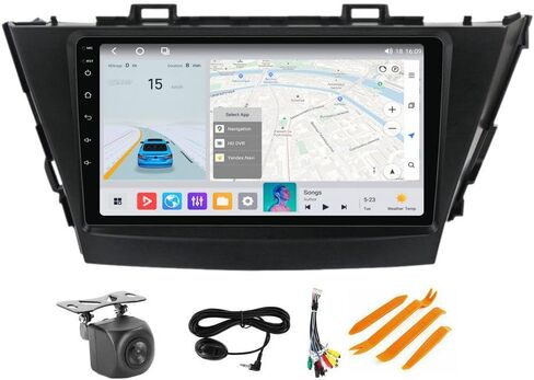8Core 4+64GB Radio for Toyota Prius Plus V Alpha 2012-2017 Upgrade Android Stereo, 9" Touch Screen Head Unit with Carplay & Android Auto/Cooling Fan/5G WiFi/AHD Camera in Saudi Arabia