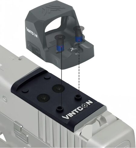 لوحة محول البصريات لـ Glock 17 19 MOS، متوافقة مع Holosun 407K 507K، بصمة Shield RMSC، Swampfox Sentinel، لوحة تركيب RomeoZero، سبائك الصلب in Kuwait