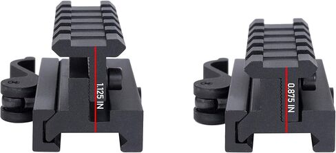 سلسلة Monstrum Lockdown قابلة للتعديل بارتفاع Picatinny Riser Mount مع إطلاق سريع | 3.5 بوصة in Saudi Arabia
