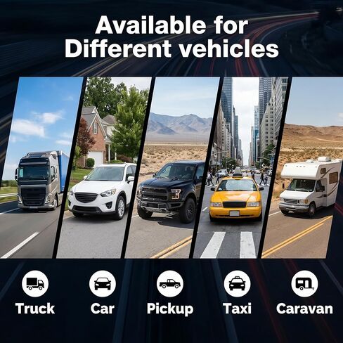 Undetectable GPS Tracker for Vehicles with Charging Port, Car Trackers for Anti-Theft & Parking Location, Real-Time Tracking Devices for Cars, No Monthly Fee/No SIM Card, for Family& Fleets（iOS Only） in Saudi Arabia