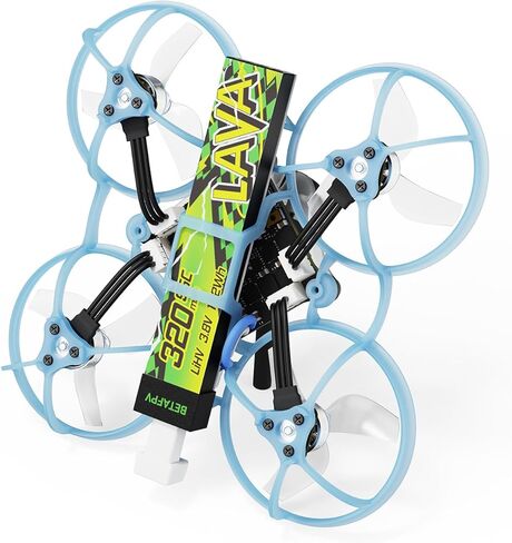 BETAFPV Air65 II Brushless Whoop Quadcopter, Ultralight Weight 1S 65mm Micro Drone with Matrix 1S 5IN1 II 12A FC, 0702 25000KV Motor, 1219S 3-B Prop, C03 Camera, Air II Canopy&Frame for FPV Freestyle in Saudi Arabia