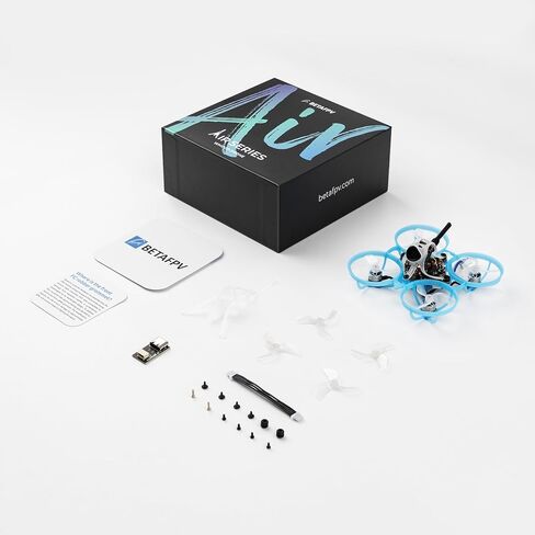 BETAFPV Air65 II Brushless Whoop Quadcopter, Ultralight Weight 1S 65mm Micro Drone with Matrix 1S 5IN1 II 12A FC, 0702 25000KV Motor, 1219S 3-B Prop, C03 Camera, Air II Canopy&Frame for FPV Freestyle in Saudi Arabia