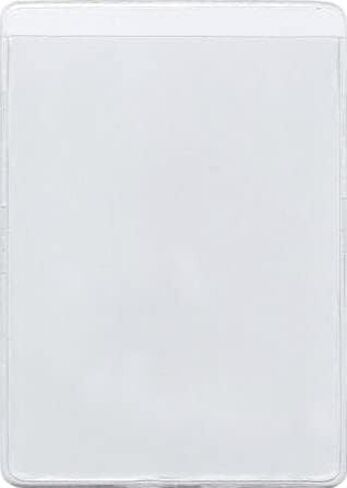 5 1/2 x 8 1/2 Vinyl Plastic Sleeve, Set of 100, Short Side Opening, Durable 7.5 mil Crystal Clear Vinyl in Saudi Arabia