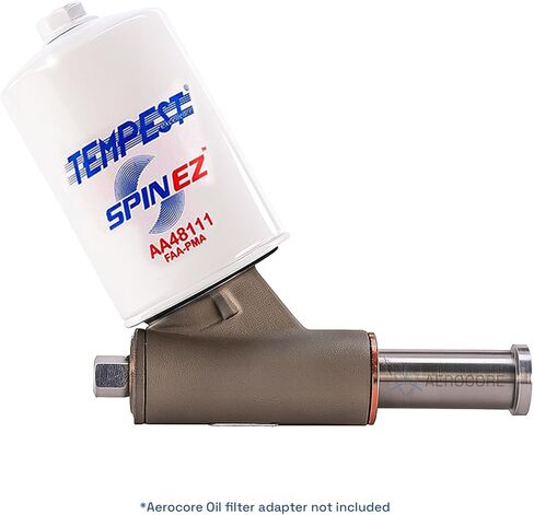 فلتر زيت Tempest AA48111 للطيران (6 قطع) - FAA8130-3 إمكانية التتبع الكامل، ختم سهل الإزالة، طلاء SPIN EZ، سعة Aerocore عالية، معتمد من FAA-PMA، محرك، طائرة. (ستة عبوات - 6 قطع) in Kuwait