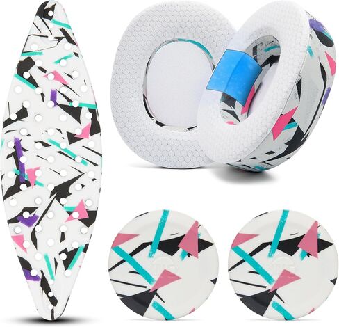 WC Modkit V2 Nova Pro Wireless & Nova Elite - Gel Earpads, Extra-Wide Headband, & Side Plates for Arctis Nova Pro Wireless & Nova Elite by Wicked Cushions | Black Camo in Saudi Arabia