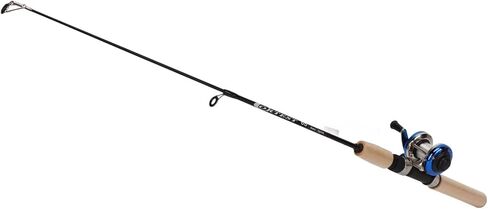 Ice Fishing Rod Set Durable Portable with Reel for Winter Outdoor Activity for Families Plastic Metal Copper Stainless Steel 27.6" Rod in Saudi Arabia