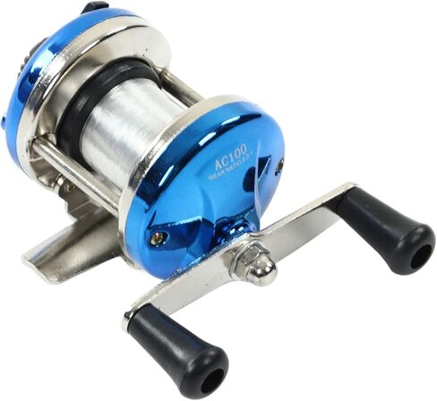 Ice Fishing Rod Set Durable Portable with Reel for Winter Outdoor Activity for Families Plastic Metal Copper Stainless Steel 27.6" Rod in Saudi Arabia
