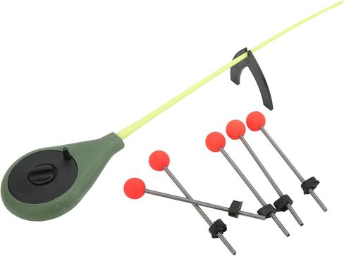 Winter Fishing Rod Top Tip WearResistant and, 5pcs Portable Ice Fishing Pole Tip Set for Ice Stainless Steel + EVA + ABS in Saudi Arabia