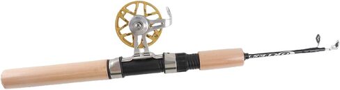 Portable Telescopic Fishing Pole with Reel Compact Ice Fishing Accessory for Outdoor Enthusiasts in Saudi Arabia