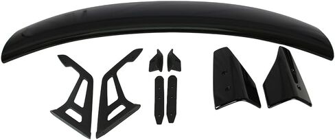 59 Inch GT Style Universal Wing Rear Trunk Spoiler Wing Gloss Black Compatible with Sedan Coupe Hatchback Universal Car Rear Trunk Spoiler GT4 RS Style Wing Gloss Black in Saudi Arabia