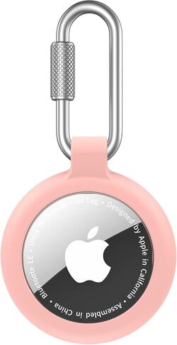 لحامل سلسلة المفاتيح AirTag (حلقة تسلق احترافية) مقاومة للماء لـ Apple AirTag الجيل الأول والثاني، غطاء واقي مضاد للخدش لعلامات الهواء، سلسلة مفاتيح حامل بطاقة الهواء للأطفال، طوق الحيوانات الأليفة، الأمتعة، والحقائب in Kuwait