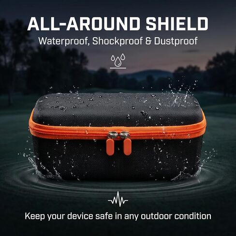 Portable Hard Carrying Case for Bushnell Golf Wingman HD GPS Speaker, Golf Speaker Storage Holder with Screen Protection Design and Shoulder Strap for Charging Cable Accessories in Saudi Arabia