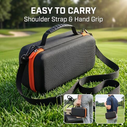 Portable Hard Carrying Case for Bushnell Golf Wingman HD GPS Speaker, Golf Speaker Storage Holder with Screen Protection Design and Shoulder Strap for Charging Cable Accessories in Saudi Arabia