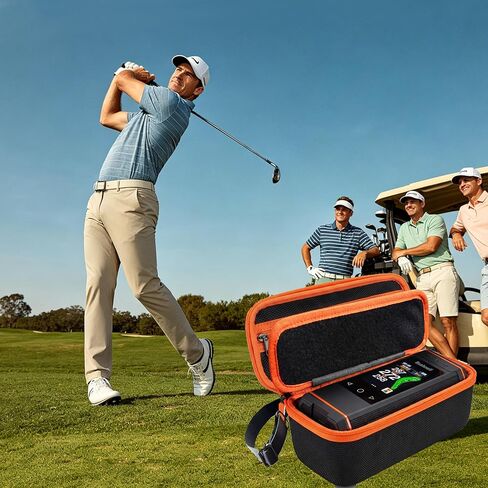 Portable Hard Carrying Case for Bushnell Golf Wingman HD GPS Speaker, Golf Speaker Storage Holder with Screen Protection Design and Shoulder Strap for Charging Cable Accessories in Saudi Arabia