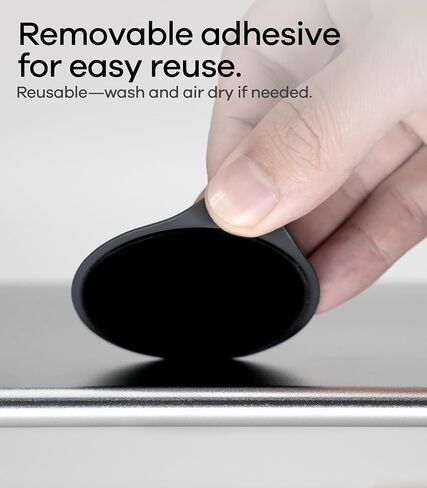 Aulumu AC01 لملصق MagSafe | وسادة مغناطيسية متعددة الوظائف | متوافق مع الملحقات المغناطيسية ذات الوجهين | قابلة لإعادة الاستخدام | للحمامات والثلاجات والمطابخ والشاشات وغيرها | رمادي in Saudi Arabia