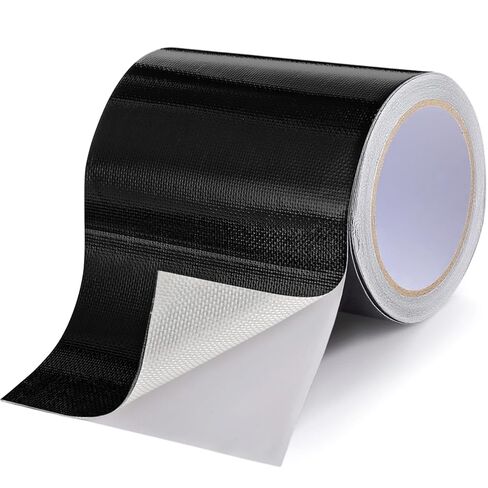 Rv Awning Repair Tape 5'' x 32.8FT Heavy Duty Waterproof Tent Repair Tape for Tarp, Parasol, Canopy, Car and Boat Covers, Patch Kit Outdoor UV Proof, Black in Saudi Arabia