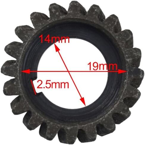 20 Teeth Bevel Main Drive Gear 14mm ID for 2 Stroke 49cc 66cc 70cc 80cc Motorized Bicycle Gas Bike Engine Parts in Saudi Arabia