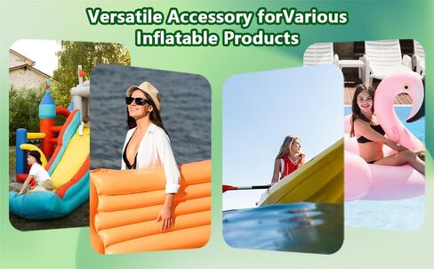 Inflatable Bounce House Toy Vinyl Repair Kit - 10 Durable 9.85x9.85 Inch Patches in Assorted Colors - A Quick and Easy Repair Solution for inflatables, rafts, and More（Glue not Included） in Saudi Arabia