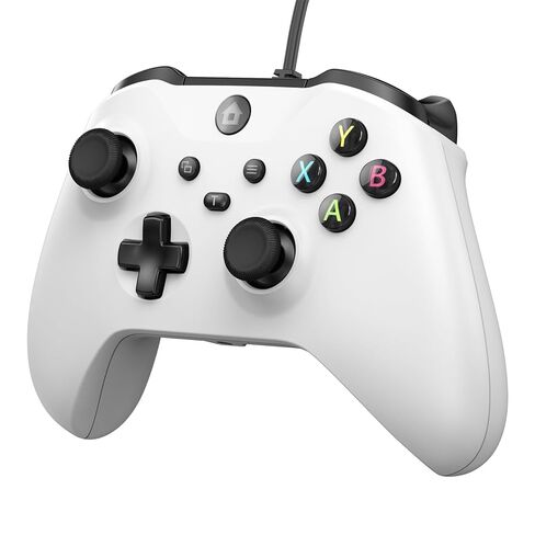 وحدة تحكم سلكية GMVOX لـ X-BOX-ONE، متوافقة مع X-BOX One&One S&X، X-BOX Series S&X، PC، IOS، منصات Android، لوحة ألعاب مع مقبس صوت 3.5 مم/اهتزاز مزدوج، تدعم وظيفة التربو، (أسود) in Saudi Arabia
