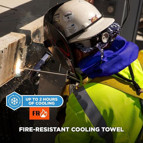 منشفة Ergodyne Chill-Its 6606FR Cooling FR، نسيج موداكريليك مقاوم للحريق، تبريد مقاوم للهب in Saudi Arabia