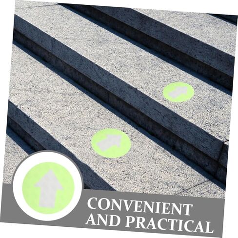 20pcs Reflective Trail Markers Waterproof Arrow Direction Signs for Outdoor Camping Hunting and Hiking Adhesive PVC Reflective Markers in Saudi Arabia