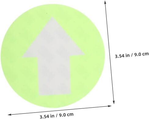 20pcs Reflective Trail Markers Waterproof Arrow Direction Signs for Outdoor Camping Hunting and Hiking Adhesive PVC Reflective Markers in Saudi Arabia