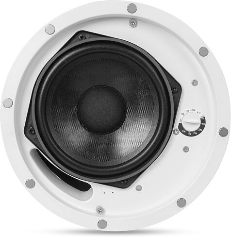 مضخم صوت بلوتوث للمطاعم التجارية من Sound Town + مجموعة مكبرات صوت في السقف، مع مضخم صوت واحد 70 فولت/100 فولت مع بلوتوث، 18 × مكبرات صوت في السقف بحجم 6.5 بوصة، باللون الأبيض (PAC360X18CS6N) in Saudi Arabia