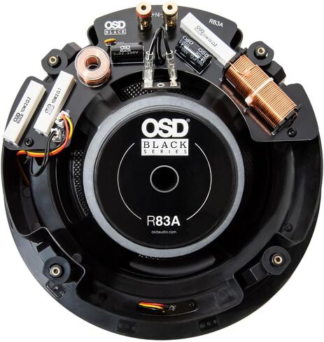 OSD Audio 8" Angled in-Ceiling Speaker – Trimless Design with Pivoting Tweeter for 3D Audio & Immersive Home Theater Surround Sound, Single BK-R83A in Saudi Arabia