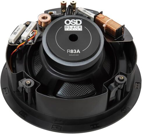 OSD Audio 8" Angled in-Ceiling Speaker – Trimless Design with Pivoting Tweeter for 3D Audio & Immersive Home Theater Surround Sound, Single BK-R83A in Saudi Arabia